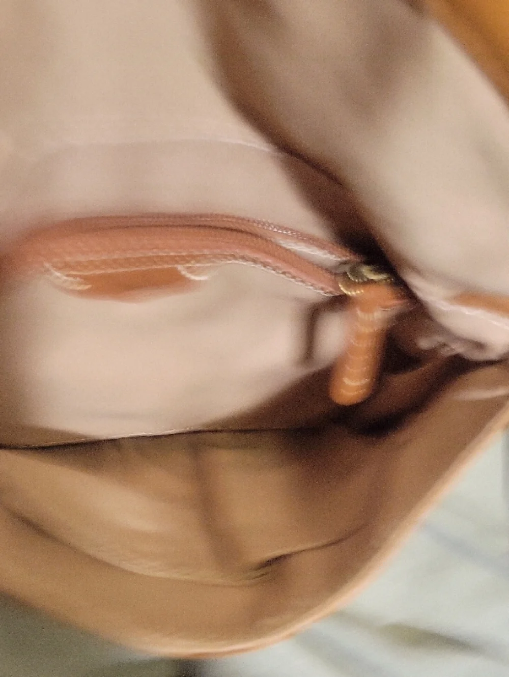 The Sak Tan Embossed Leather Crossbody with Tassel - Picture 6 of 8